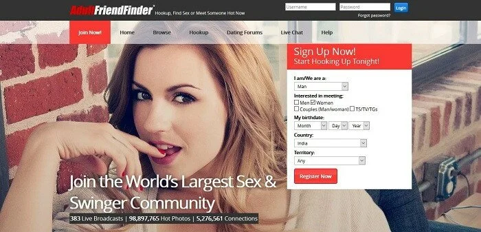 Adult Friend Finder - Hookup Sites Top Free Dating Sites